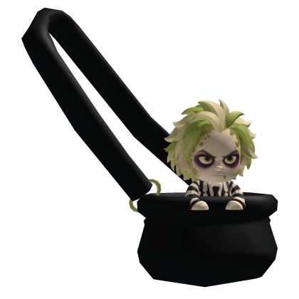 Beetlejuice in bag
