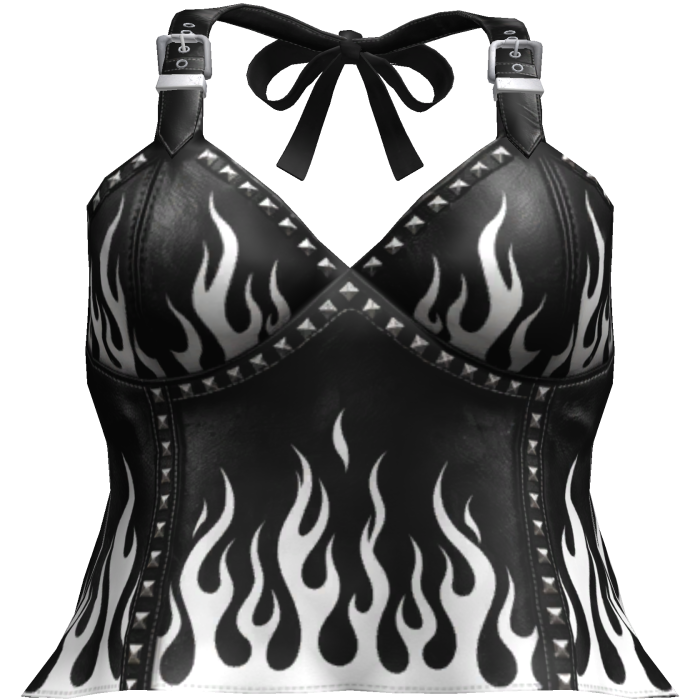 Goth Leather Top