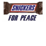 Snickers wants peace!