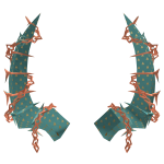 Coral Crest Tidepool Veil-Piercer Horns