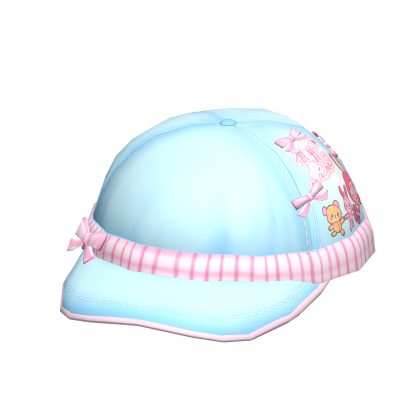♡ ꒰ cute blue mezzo bow beret hat ꒱ ♡