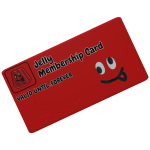 Jelly membership card