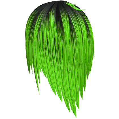 Green Vkei Unkept Hair 23 Roblox item
