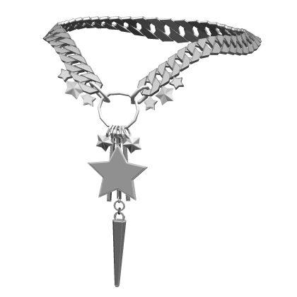[NEW 🚨] Metal Y2K Star Chained Necklace (1.0) Roblox item