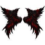 Crimson Archangel Wings