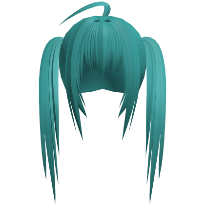 ʚ cute chibi moe long teal pigtails ɞ Roblox item