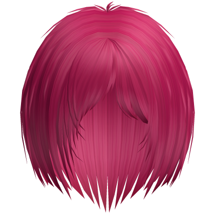 Goth Razor Cut Layered Bob (Hot Pink) Roblox item