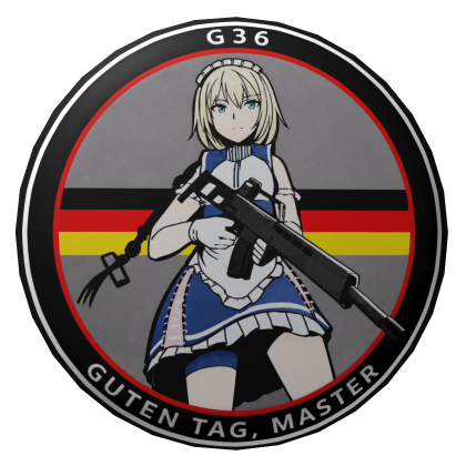 German G36 Tactical Anime Arm Patch Roblox item
