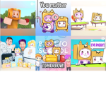 Lankybox army+foxy and boxy army