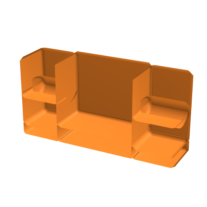 (1.0) Orange Outline Upper