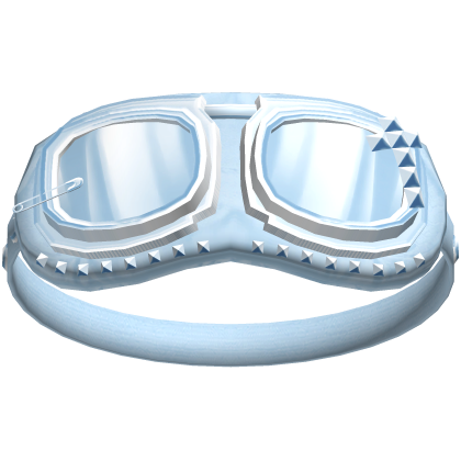 Blue  Emo Y2K Studded Punk Goggles