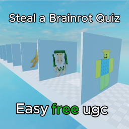 Steal a Brainrot Quiz 🧠 [FREE UGC]