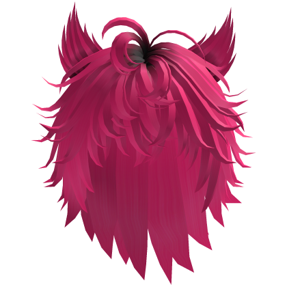 Cute Y2K pink cat hair Roblox item