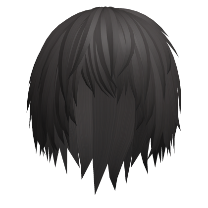 Light Brown messy anime emo vkei hair Roblox item