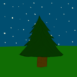 The forest...