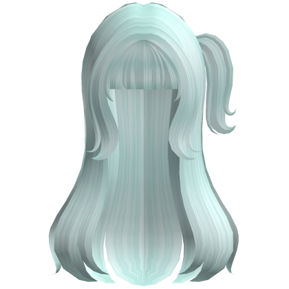 ʚ kawaii hime cutecore side ponytail hair mint Roblox item