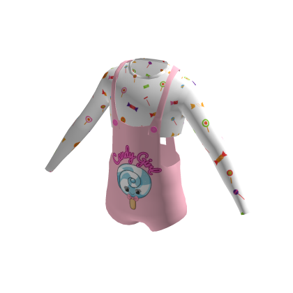 Pink Candy Overalls🍭 thumbnail