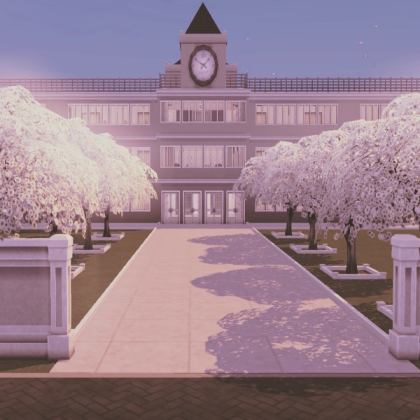 beautiful school Roblox decal