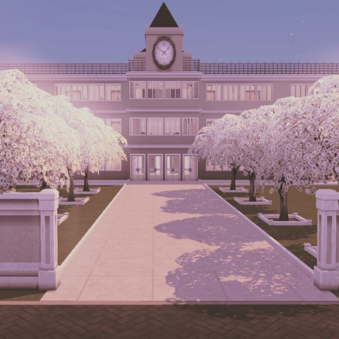 beautiful school Roblox decal