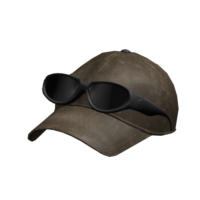 Faded Cap with Sunglasses