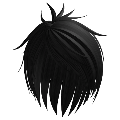 ♡ : black y2k rockstar emo boy hair Roblox item