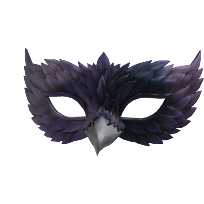 feathered mask