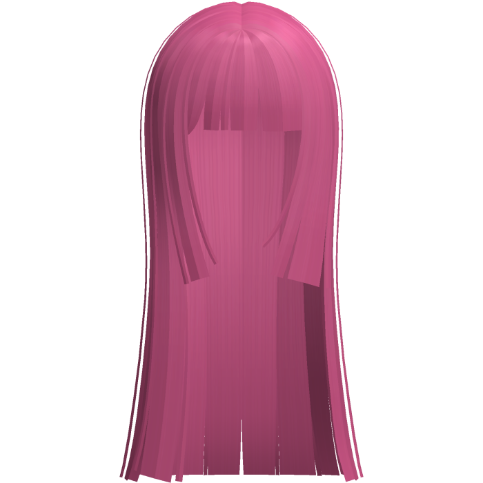 extra long hime moe japanese anime girl (hot pink)