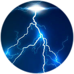 Struck by lightning!