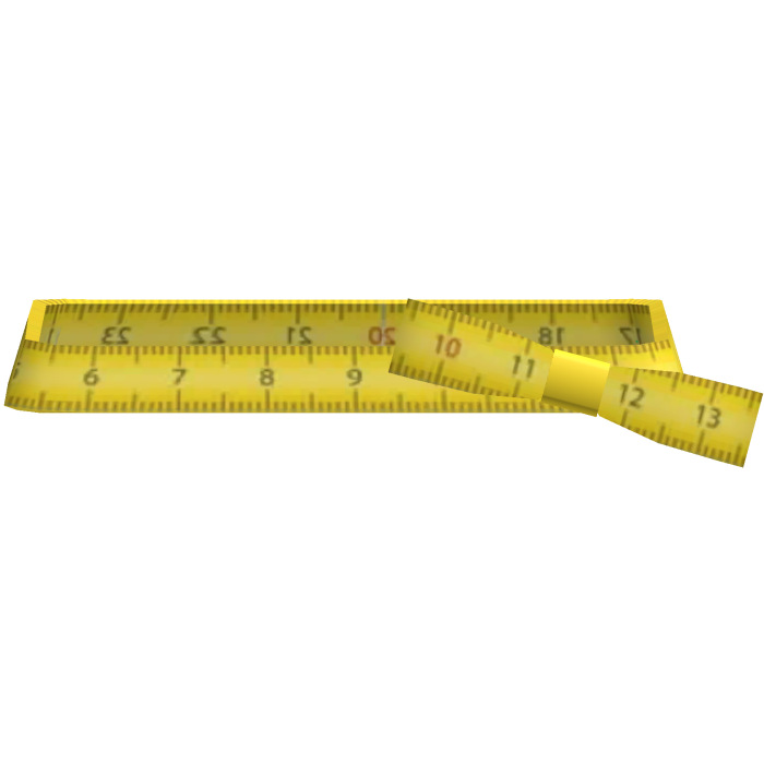♡ (3.0) yellow measuring tape ruler belt