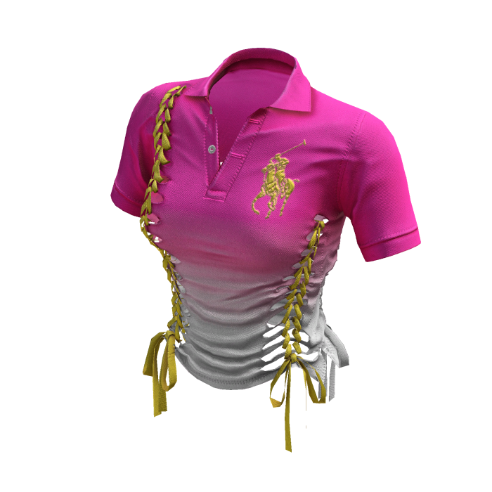 Braided Cutout Polo Shirt (Zara)