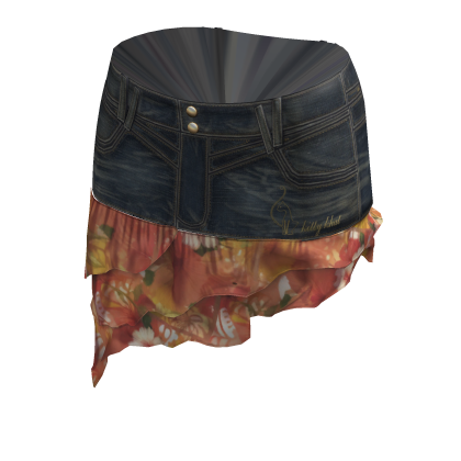 Vintage Designer Skirt | Orange thumbnail