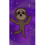 Galaxy sloth pack