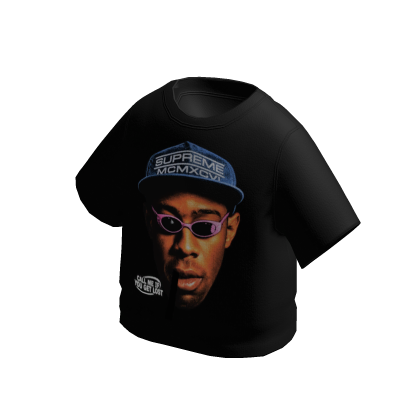 T-Shirt Boxy Black Tyler