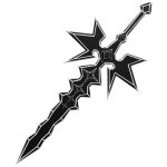 White Retro Sword