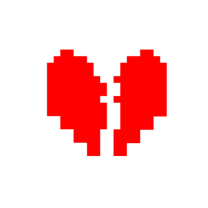 undertale heart broken Roblox decal