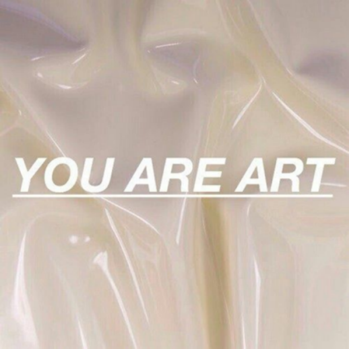 “ you are art” neutral aesthetic Roblox decal