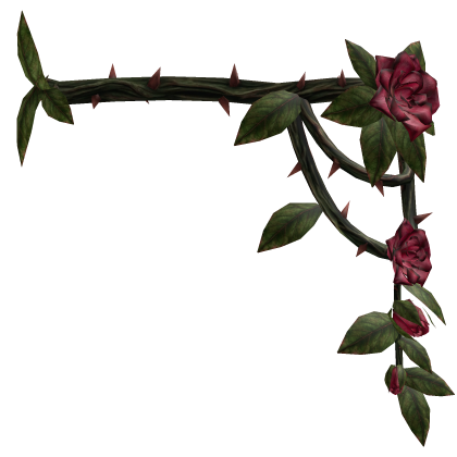 Rose Thorn Vine Waist - Olive & Red