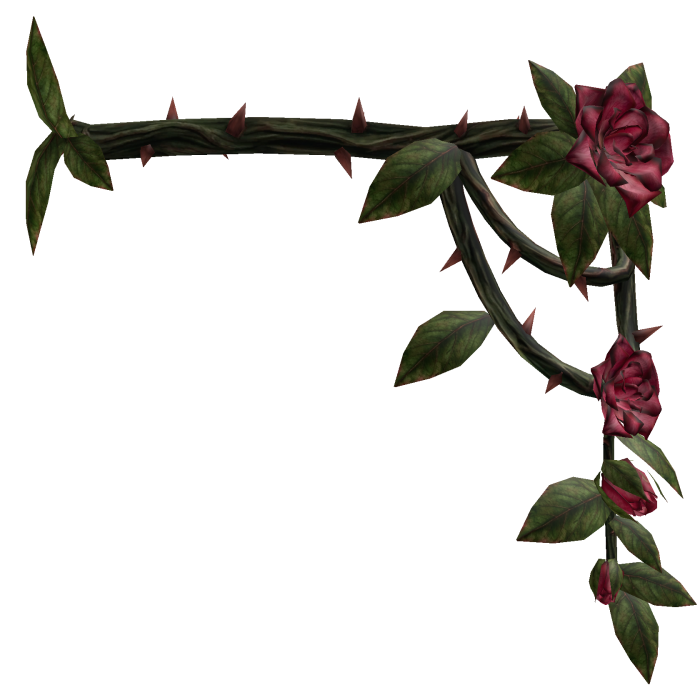 Rose Thorn Vine Waist - Olive & Red