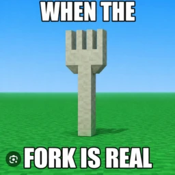 when the fork is real (beta) icon