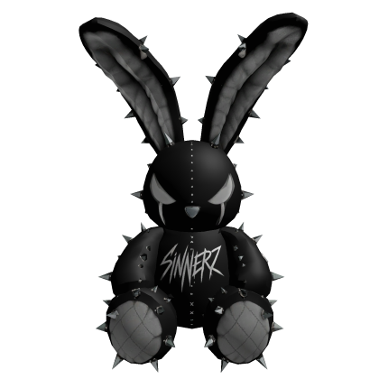 Black Bunny Plushie SINNERZ