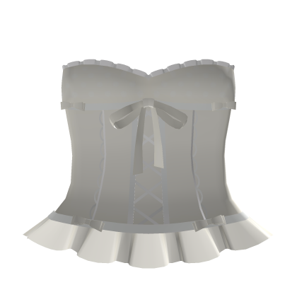 cute yellow polka dot corset dress Roblox item