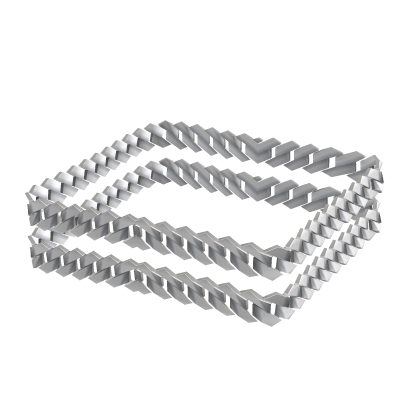 Silver Chain Link Anklet [L] thumbnail