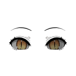 Solar Spirit Eyes Yellow (3D Face Accessory)
