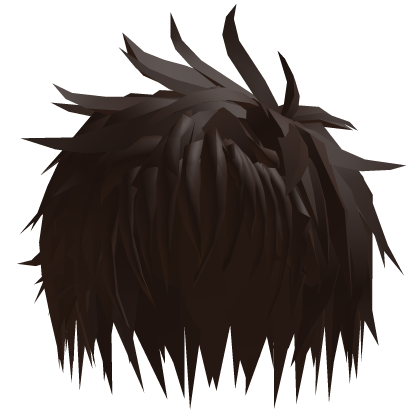 Brown Messy Scene Emo Spiky hair