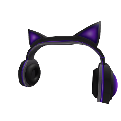 Purple Cat Ears Headphones