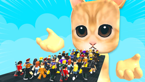 🐱 100 Players Enter Ay Mi Gatito 🎵