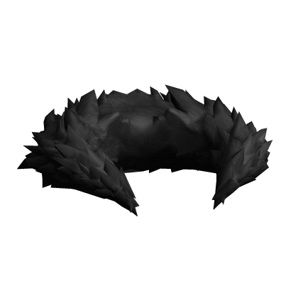 Black Winter Neck Fur Collar