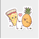 I love pizza with pineapple