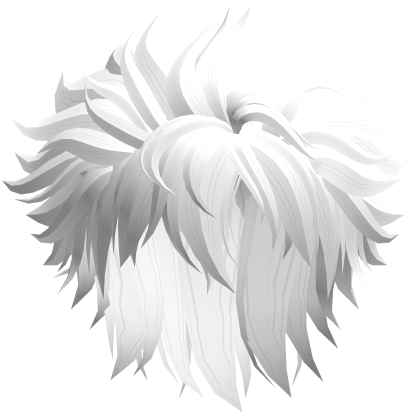 white messy hair 39. Roblox item