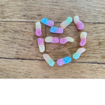 Flowers and candy
